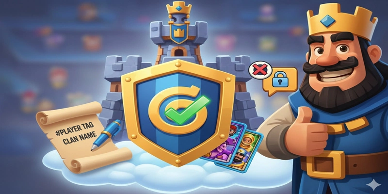 نکات امنیتی برای حفظ اکانت کلش رویال