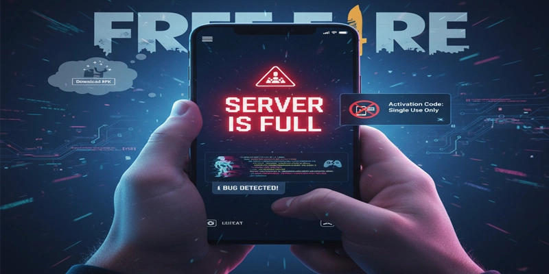 مشکلات رایج سرور ادونس فری فایر